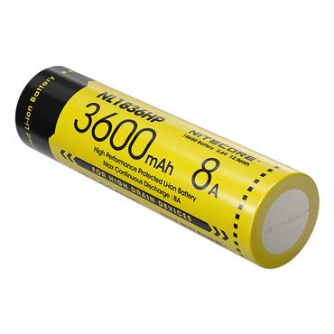 Nitecore BATTERY RECH. LI-ION 3.6V/NL1836HP(3600MAH) genopladeligt batteri Lithium-Ion (Li-Ion) 3,6 V
