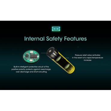 Nitecore BATTERY RECH. LI-ION 3.6V/NL1836HP(3600MAH) genopladeligt batteri Lithium-Ion (Li-Ion) 3,6 V