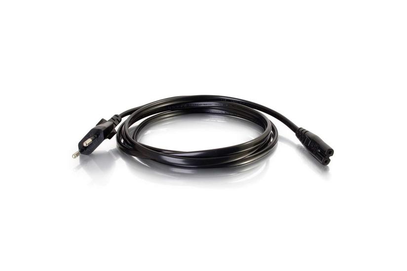 C2G Non-Polarised Power Cord - strömkabel - power IEC 60320 C7 till power CEE 7/7 - 2 m