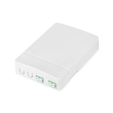 DIGITUS fiberoptisk distributionsboks - with 2 x LC/APC duplex couplers