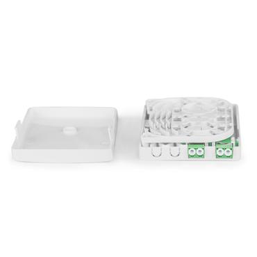 DIGITUS fiberoptisk distributionsboks - with 2 x LC/APC duplex couplers