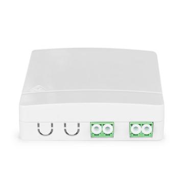 DIGITUS fiberoptisk distributionsboks - with 2 x LC/APC duplex couplers