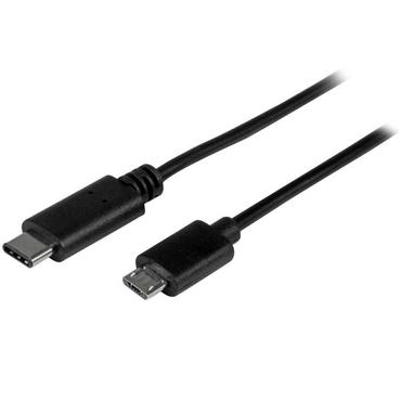 StarTech.com USB C to Micro USB Cable - 0.5m - M/M - Thunderbolt 3 Compatible - Micro USB Cord -USB Type C to Micro USB Cable (USB2CUB50CM) - USB Type-C kabel - 24 pin USB-C til Micro-USB Type B - 50 cm