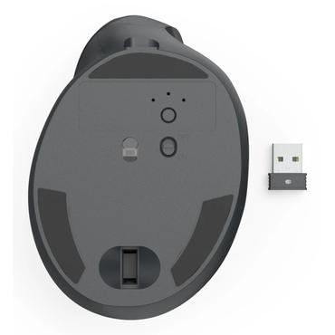 Hama EWM-600R mus Kontor Højre hånd RF trådløs + Bluetooth Optisk 1800 dpi