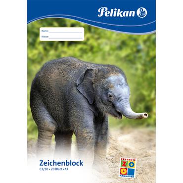 Pelikan 224840 speciel papir til kunsthåndværk Kunstpapirpude 20 ark