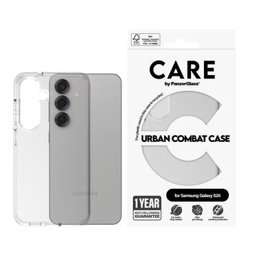 PanzerGlass CARE™ by ® Urban Combat Case Transparent Samsung Galaxy S25