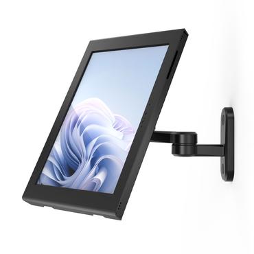 Compulocks Surface Pro 8-11 Apex Enclosure Swing Wall Mount monteringssats - sv&auml;ngarm - f&ouml;r surfplatta - svart