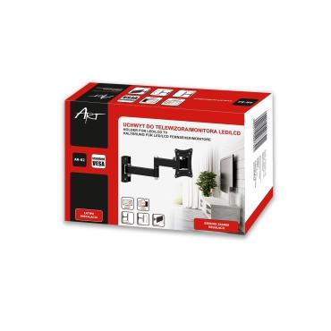ART AR-82 - beslag - justerbar arm - f&ouml;r LCD TV - sort