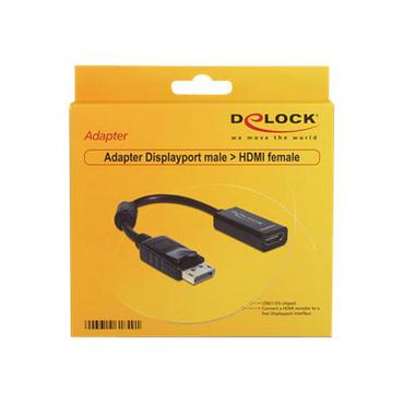 DeLOCK Adapter Displayport male > HDMI female