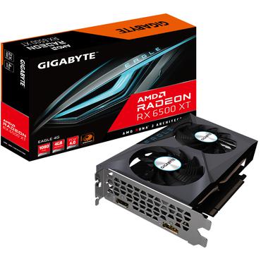 Gigabyte Radeon RX 6500 XT EAGLE 4G Grafikkort - 4GB GDDR6