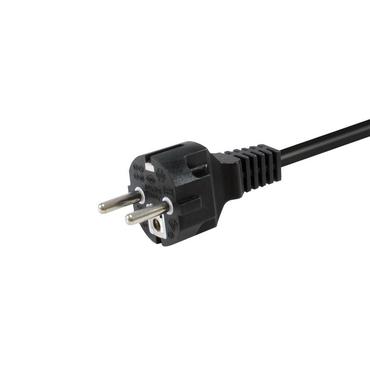 Equip Netzkabel Anschl. Schuko -> CEE7/3   3.00m     schwarz