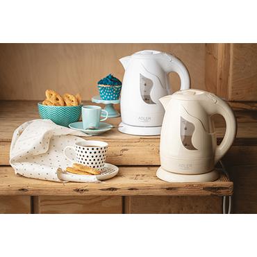Adler AD 08b elkedel 1 L 850 W Beige