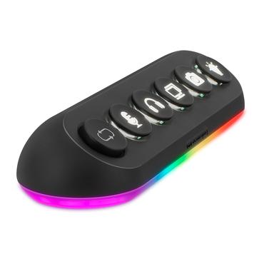 Streamplify HUB DECK 5, 4x USB 3.0, 1x USB 2.0, RGB, 12V, EU-Netzkabel - schwarz