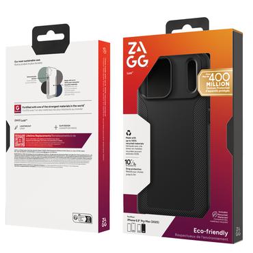ZAGG Luxe mobiltelefon etui 17,5 cm (6.9") Cover Sort