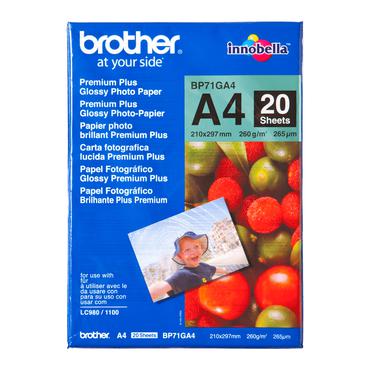 Brother Innobella Premium Plus BP71GA4 - fotopapper - blank - 20 ark - A4 - 260 g/m&sup2;
