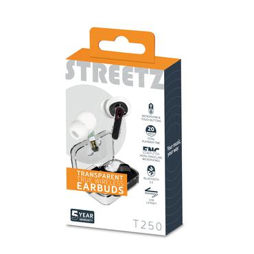 STREETZ T250 - True wireless-h&ouml;rlurar med mikrofon