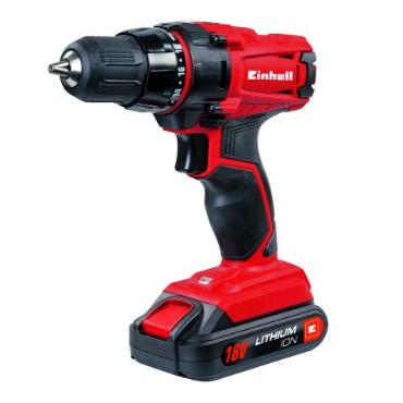 Einhell TC-CD 18-2 Li N&oslash;glefri 1,37 kg Sort, R&oslash;d