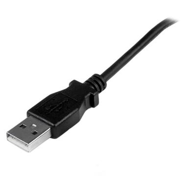 StarTech.com 1m Micro USB Cable Cord - A to Up Angle Micro B - Up Angled Micro USB Cable - 1x USB A (M), 1x USB Micro B (M) - Black (USBAUB1MU) - USB-kabel - mikro-USB typ B till USB - 1 m
