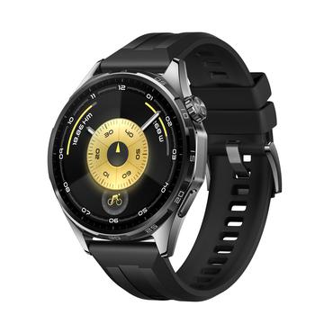 Huawei WATCH GT6 3,73 cm (1.47") AMOLED 46 mm Digital 466 x 466 pixel Berøringsskærm Sort GPS (satellit)