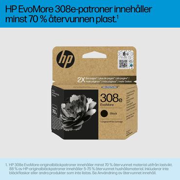 HP 308e EvoMore - svart - original - bl&auml;ckpatron