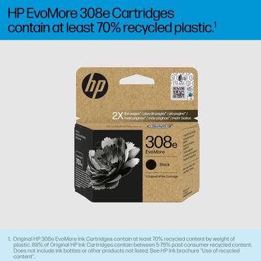 HP 308e EvoMore - svart - original - bl&auml;ckpatron