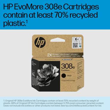 HP 308e EvoMore - svart - original - bl&auml;ckpatron