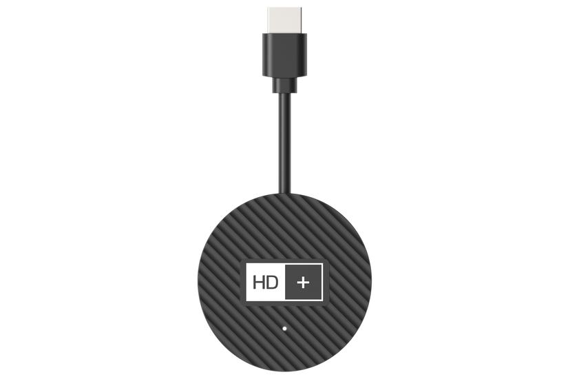 HD+ 22025 Smart TV dongel HDMI 4K Ultra HD Android Sort