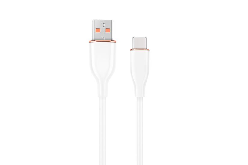 GEMBIRD Premium silicon Type-C USB charging and data cable 1.5m White