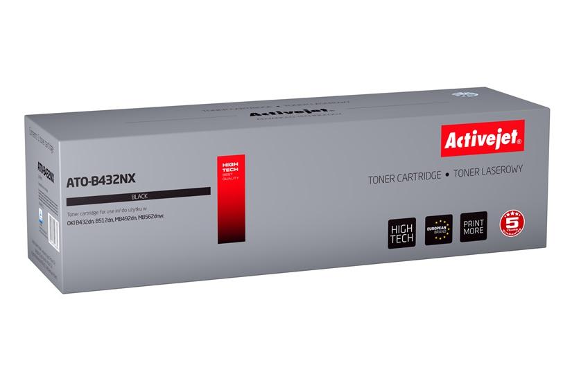Activejet ATO-B432NX tonerpatron til OKI-printere; erstatning OKI 45807111; Supreme; 12000 sider; sort