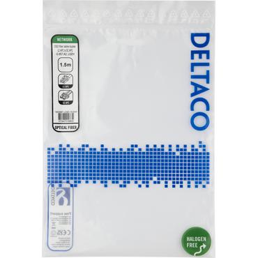 Deltaco LCSC-15-DAA InfiniBand og fiberoptisk kabel 1,5 m 2x LC 2x SC Gul
