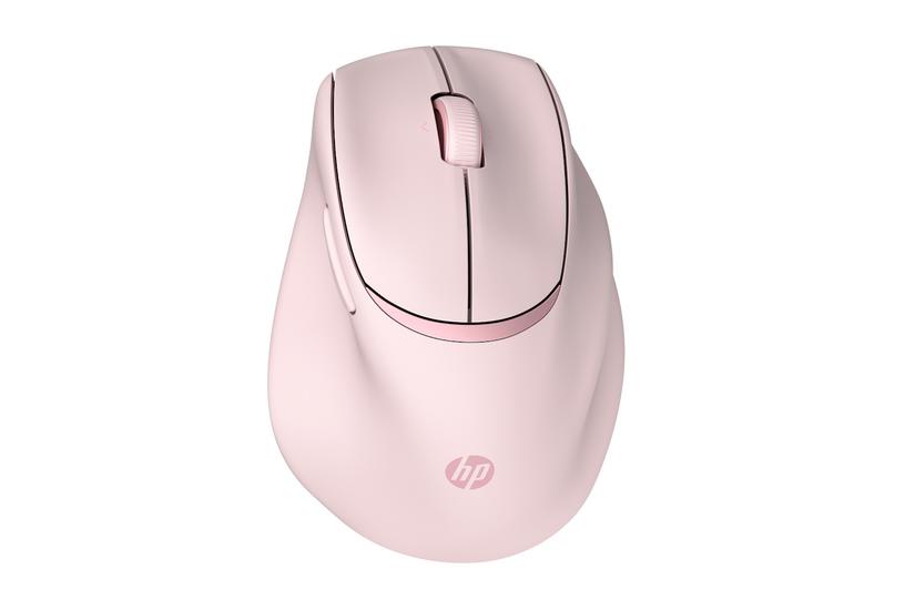 Kingston Mus - Bluetooth + 2,4 GHz trådlös - 6000 DPI - Rosa - Tilt wheel - 7 knappar