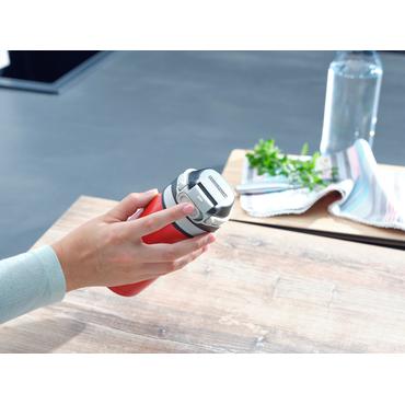 Leifheit 03245 rejsekrus 350 ml Sort, Rød Rustfrit stål