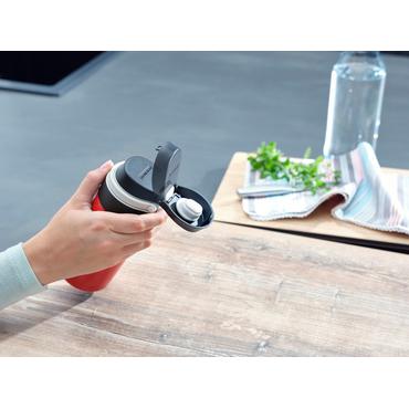 Leifheit 03245 rejsekrus 350 ml Sort, Rød Rustfrit stål