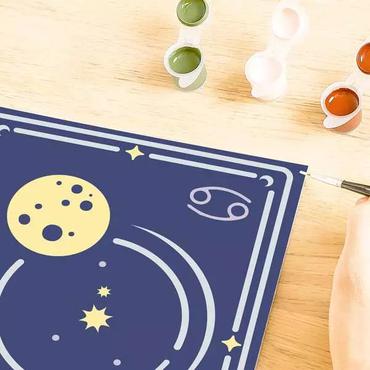 Ravensburger 23733 male side & bog Farve efter talsæt