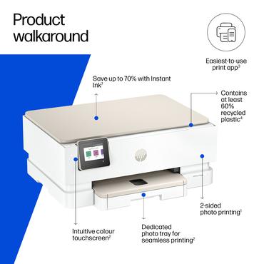 HP ENVY Photo Envy 7230 Trådløst All-in-One Farve Printer