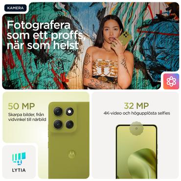 Motorola moto g86 5G 16,9 cm (6.67") Dual SIM Android 15 USB Type-C 8 GB 256 GB 5200 mAh Grøn