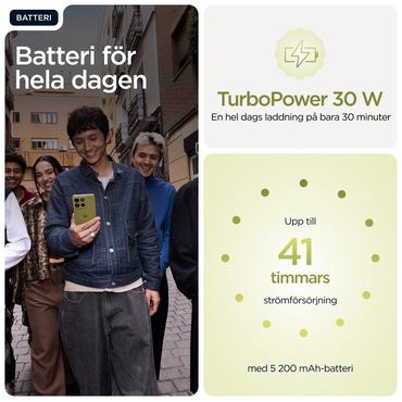 Motorola moto g86 5G 16,9 cm (6.67") Dual SIM Android 15 USB Type-C 8 GB 256 GB 5200 mAh Grøn