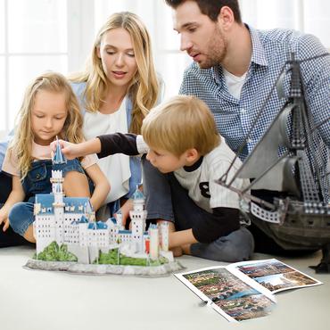 CubicFun Neuschwanstein Castle 3D puslespil 121 stk Bygninger