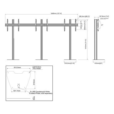 Multibrackets M Pro Series stativ