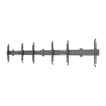 Multibrackets M Wallmount Pro MBW3U Micro-Adjustable konsol - för 3 LCD-bildskärmar - svart