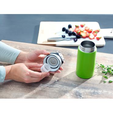 Leifheit 03249 rejsekrus 350 ml Sort, Grøn Rustfrit stål