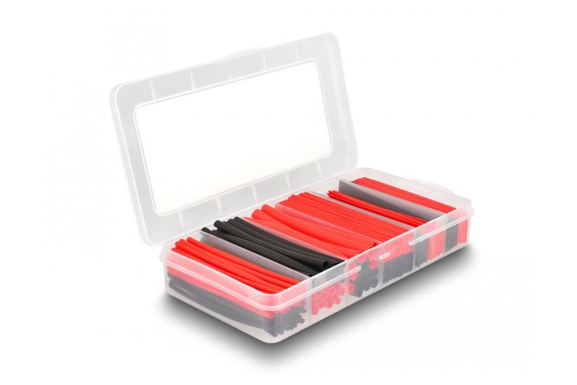 Delock varmekrymp-rørsæt - 196 dele