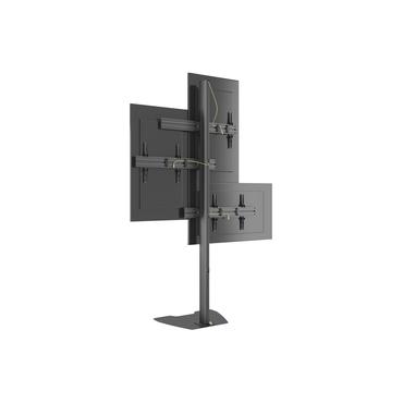 Multibrackets M Pro Series MBF3U Art st&auml;ll - f&ouml;r 3 LCD/plasmapaneler - videov&auml;gg - svart