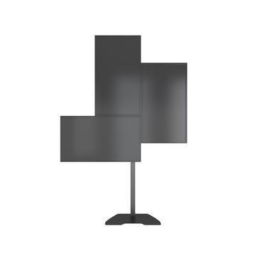 Multibrackets M Pro Series MBF3U Art st&auml;ll - f&ouml;r 3 LCD/plasmapaneler - videov&auml;gg - svart