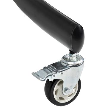 StarTech.com Dual TV Cart for 37-60in VESA TVs up to 110lb (50kg) each, Height Adjustable TV Mount, Mobile Display Cart w/ Webcam & Equipment Shelves, Lockable Casters, TV Cart on Wheels