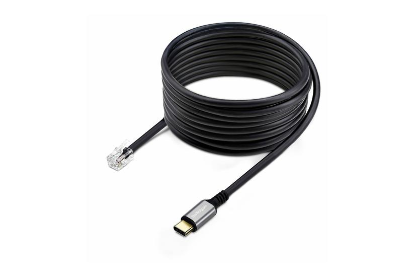 Startech.com Ur9-Headset-Adapter Kabel Kønsskifter Usb-C Rj-9 Sort