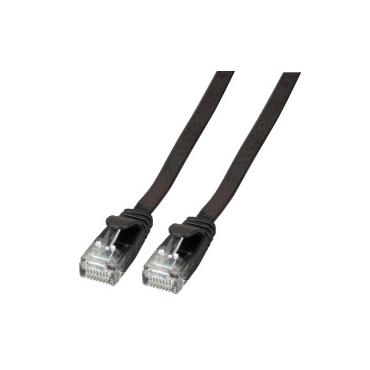 EFB Elektronik K8107SW.1,5 netv&aelig;rkskabel Sort 1,5 m Cat6a U/UTP (UTP)