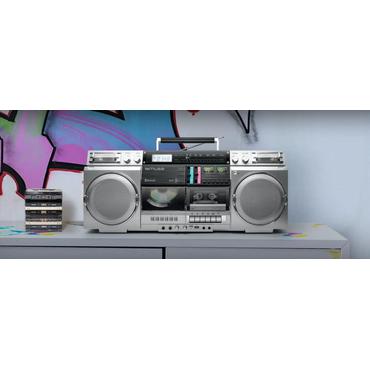 Muse M-380 GBS Ghetto Blasters, Silver