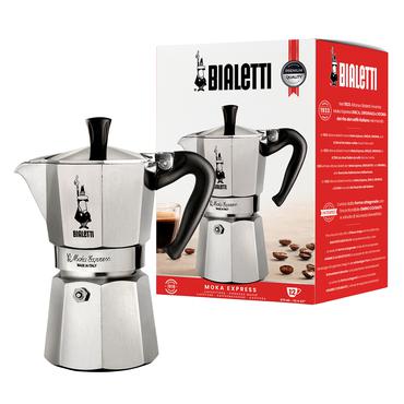 Bialetti Moka Express Moka gryde 0,775 L Aluminium, Sort