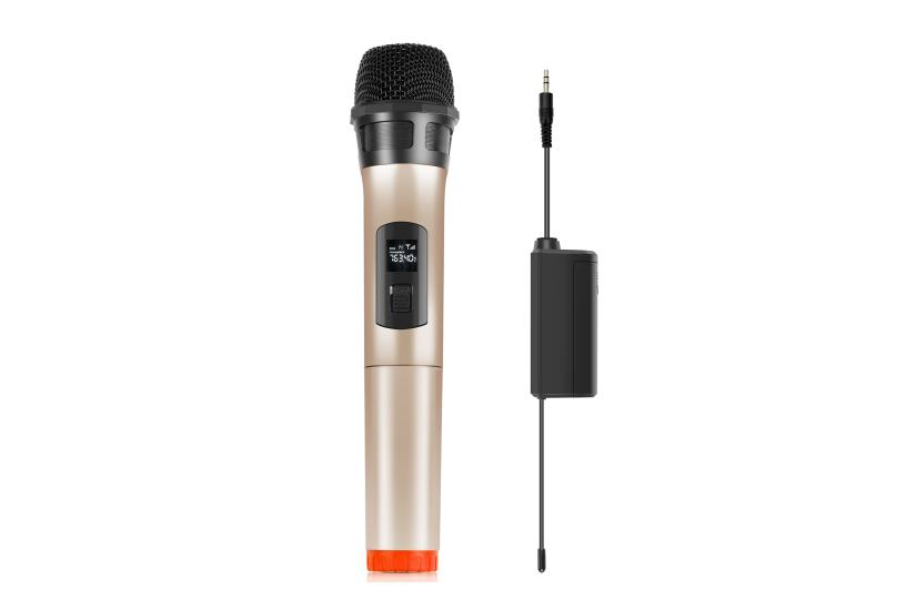 Puluz Mikrofon - Trådløs - Dynamisk - Guld - 100 - 20000 Hz - Batteri